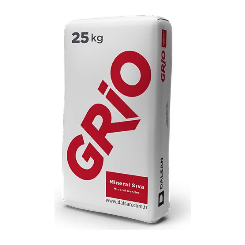 GRİO Mineral Dekoratif Dış Cephe Kaplama Sıvası (1,5 - 2,0 mm Tane Dokulu)